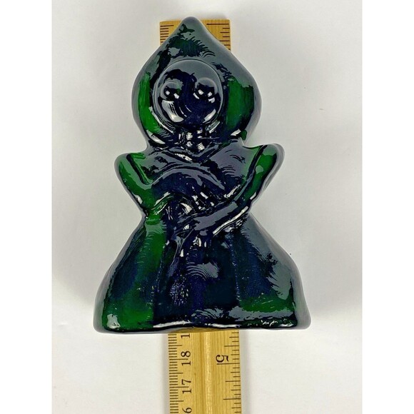 Blenko Glass Cryptid Critter 2523C - Flatwoods Monster - Clover - Picture 7 of 10